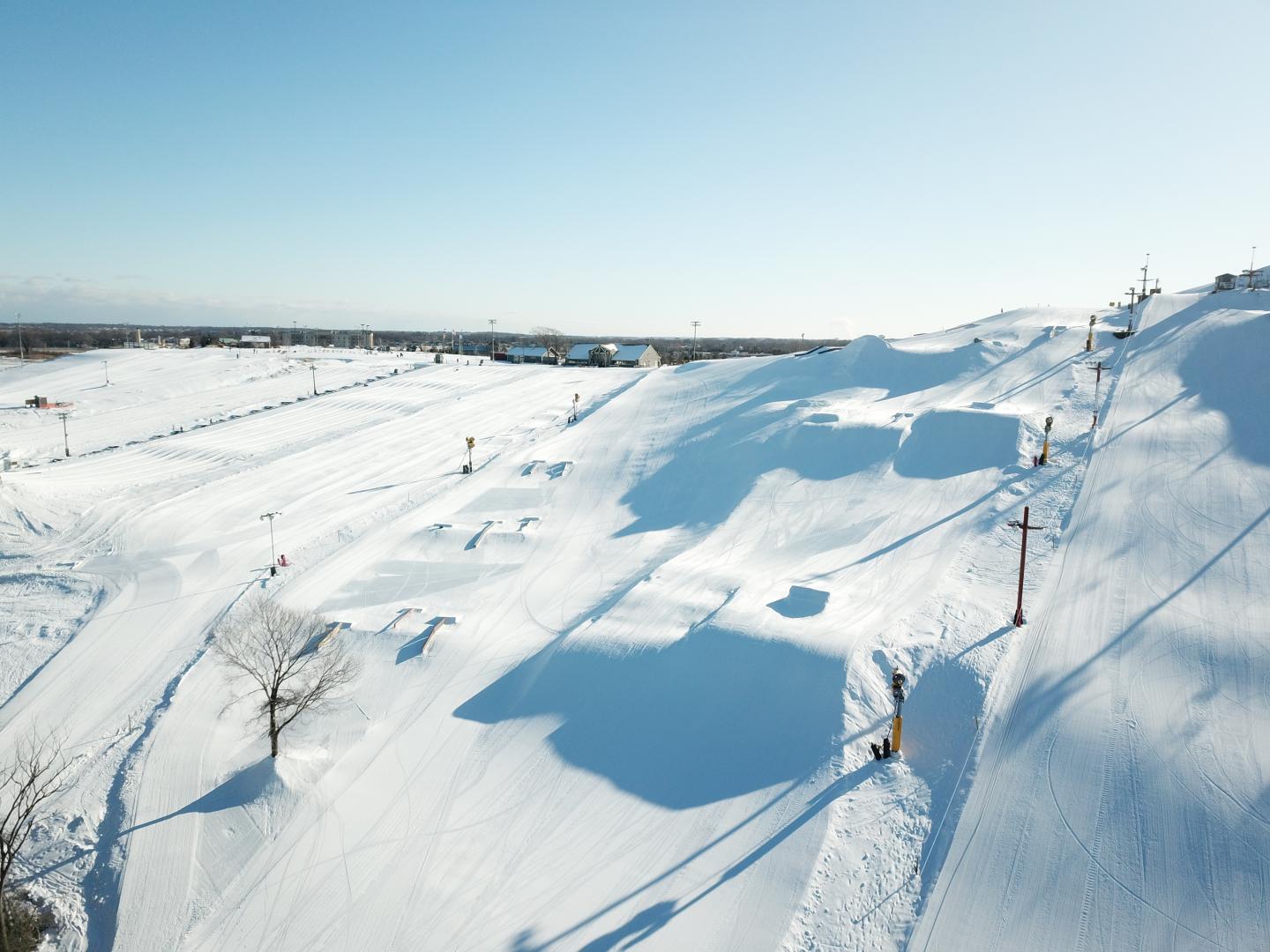 The rock hot sale snow park
